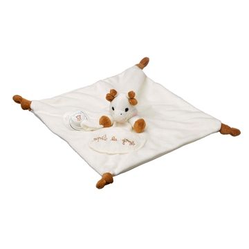 Comforter with soother holder